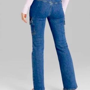 Women’s Low-Rise Flare Jeans - Wild Fable Dark Wash Size 4.